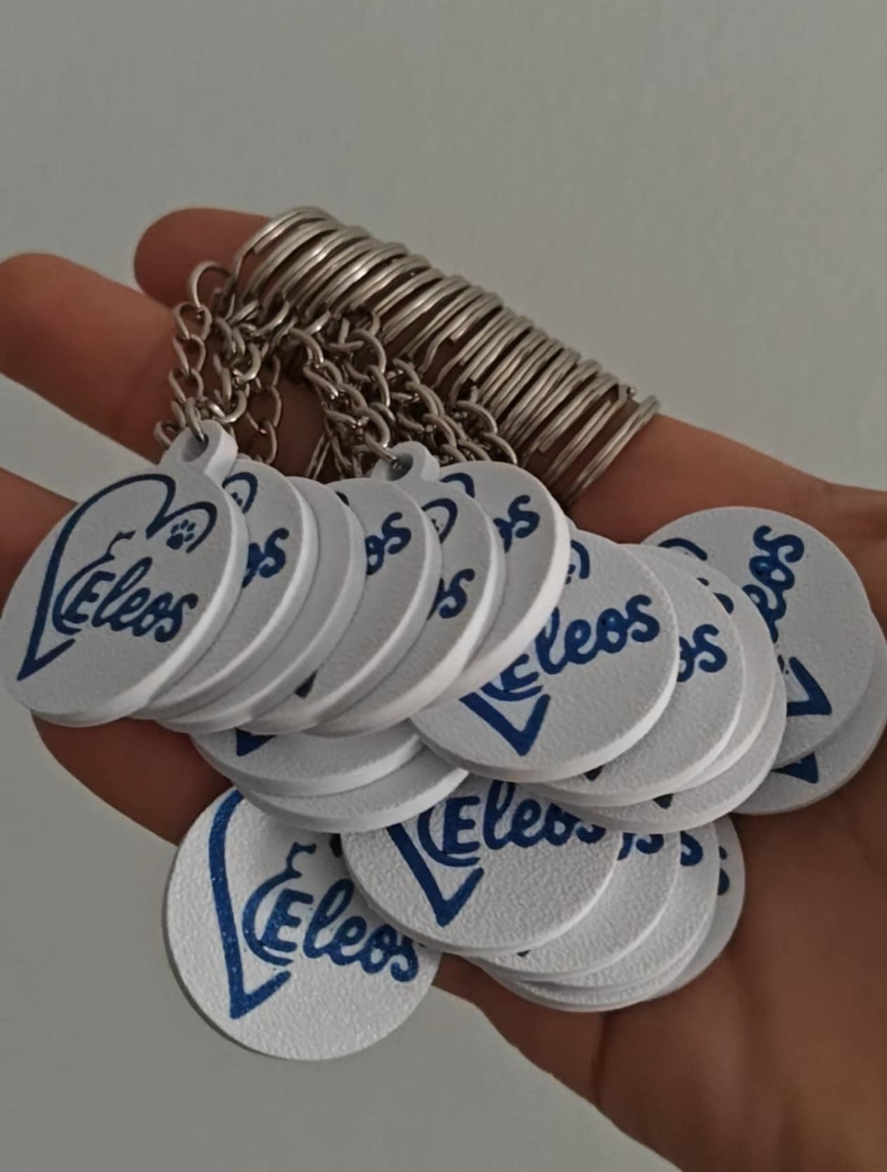 Llavero personalizado 3D como regalo para pareja con iniciales grabadas
