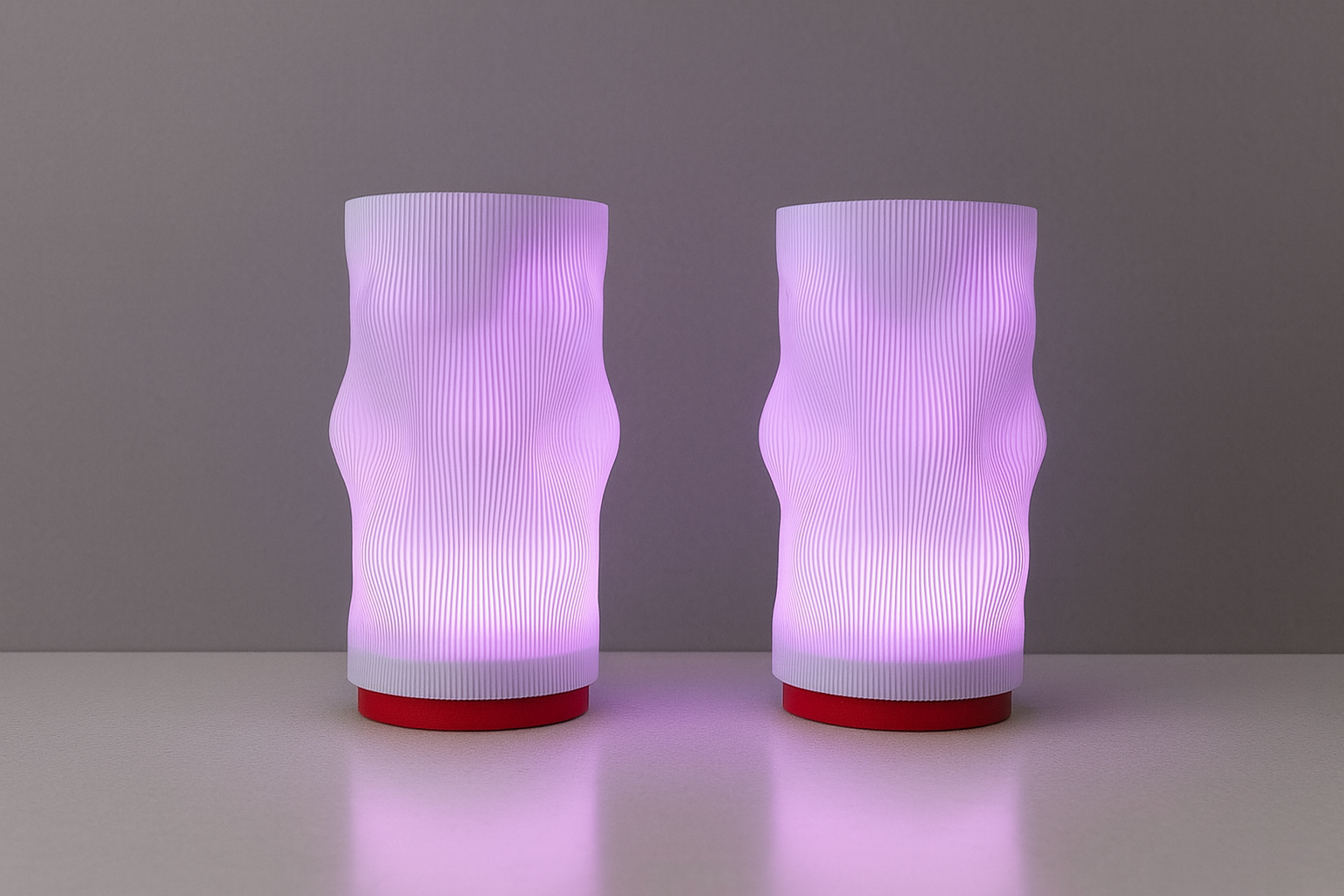 Pack 2 lámparas modernas, multicolor